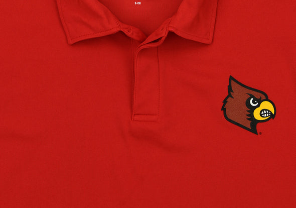 NCAA Men's Louisville Cardinals Short Sleeve Performance Polo Shirt