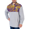 Zubaz NFL Men's Minnesota Vikings 1/4 Zip Fleece Pullover With Camo Lines