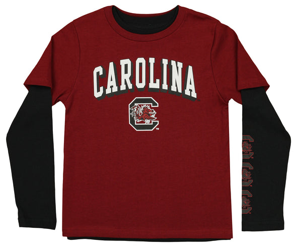 Outerstuff South Carolina Fighting Gamecocks NCAA Kids (4-7) For The Love of The Game 3 in 1 Tee Combo