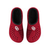 FOCO NCAA Men's Oklahoma Sooners Sherpa Lined Big Logo Clogs