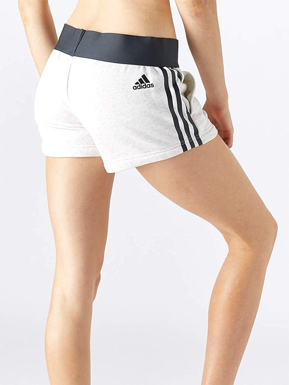 Adidas Women's Sport ID Shorts, White Melange