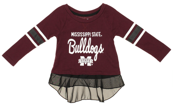 Outerstuff NCAA Infants Toddler Girls Mississippi State Bulldogs Mini Formation Set