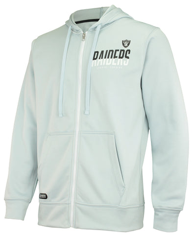 Outerstuff NFL Men's Las Vegas Raiders Drill Performance Full Zip Hoodie