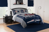 Northwest NFL New England Patriots Safety FULL/QUEEN Comforter and Shams