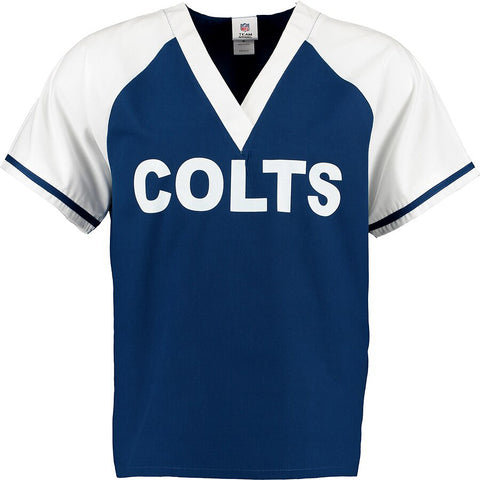 Fabrique Innovations NFL Unisex Indianapolis Colts Scrub Top