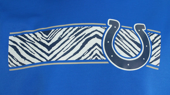 Zubaz NFL Men's Indianapolis Colts Zebra Team Logo Hoodie