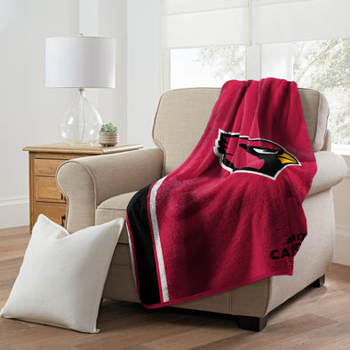 Northwest NFL Arizona Cardinals Team Sherpa Throw Blanket
