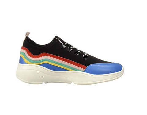 Steve Madden Women's Cavo Sneaker, Black / Multi