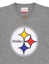 Mitchell & Ness NFL Youth (8-20) Pittsburgh Steelers Post Season Run V-Neck Tee