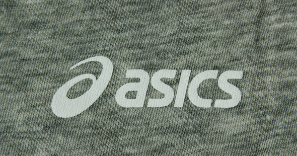Asics BIG APPLE Women's Tennis Tee Shirt Top T-Shirt, Heather Grey