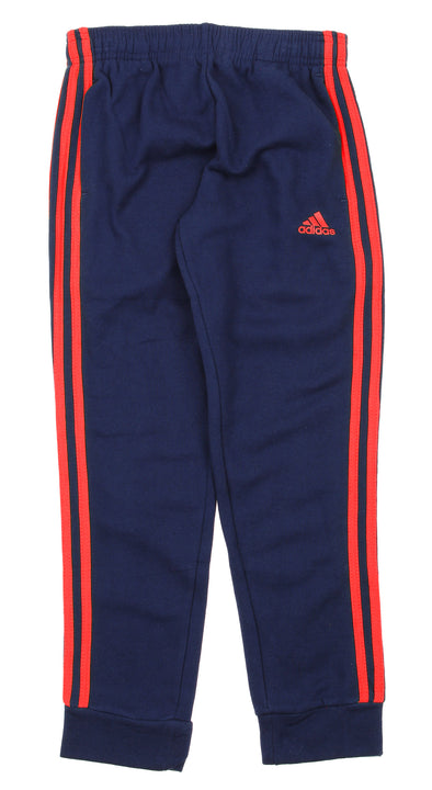 Adidas Youth Game Time 3 Stripe Fleece Pants, Color Options