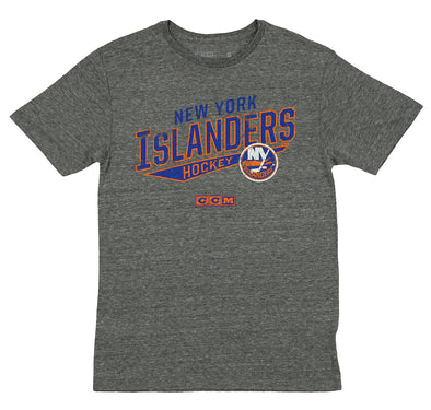 CCM NHL Men's New York Islanders No Mercy Distressed Tri-Blend T-Shirt