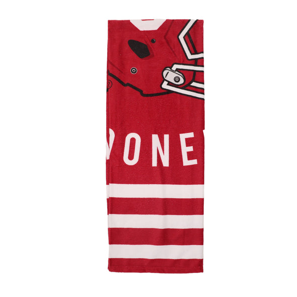 Northwest NCAA Oklahoma Sooners Stripes Beach Towel, 30"X60"