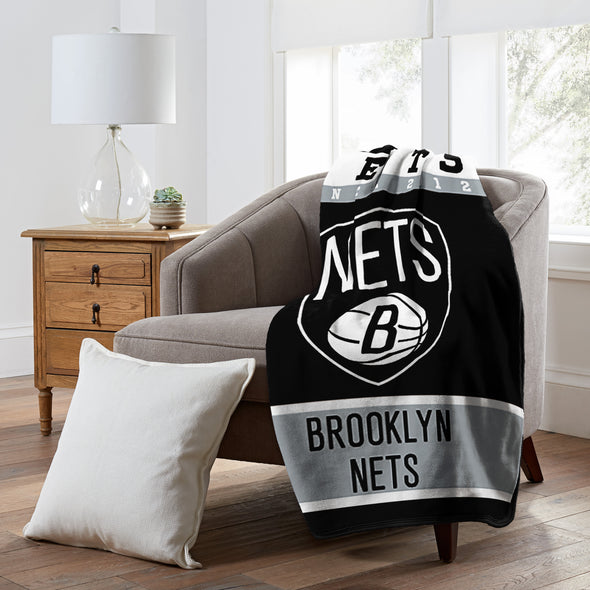 Northwest NBA Brooklyn Nets Raschel Throw Blanket
