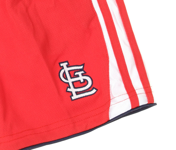 Adidas MLB Kids St. Louis Cardinals Batters Choice Shorts, Red