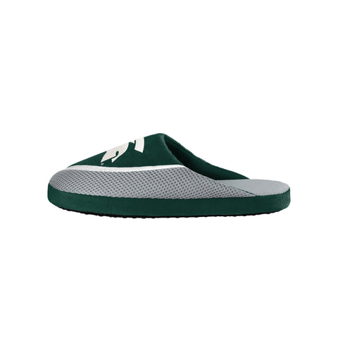 FOCO NCAA Men's Michigan State Spartans 2022 Big Logo Color Edge Slippers