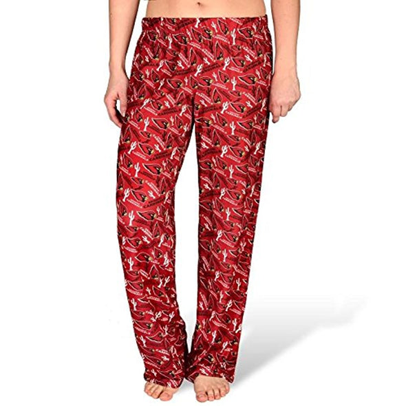 Forever Collectibles NFL Women's  Arizona Cardinals Repeat Print Logo Comfy Pants