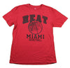 Adidas NBA Men's Miami Heat Team Shirt, Red
