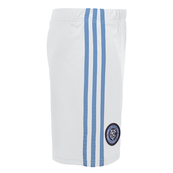 Adidas MLS Toddlers New York City FC Fan Shorts, White