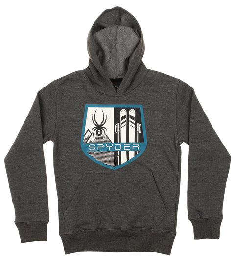 Spyder Youth Boys Deacon Pullover Hoodie, Polar