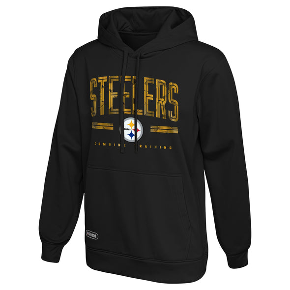 Outerstuff NFL Men's Pittsburgh Steelers Coin Toss Performance Fleece Hoodie