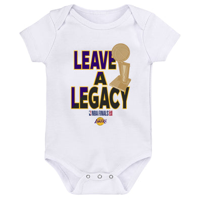 Outerstuff NBA Los Angeles Lakers Newborn 0-9m Final Champs Parade SS Creeper