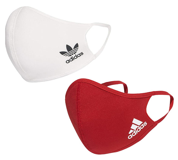 Adidas Originals Adult Standard Face Covers, 3-Pack, Color Options