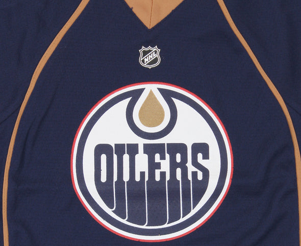 Reebok NHL Kids Edmonton Oilers Blank Alternate Replica Jersey, Navy
