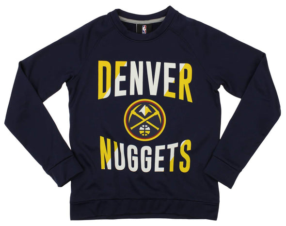 Outerstuff NBA Youth/Kids Denver Nuggets Performance Fleece Crew Neck Sweatshirt