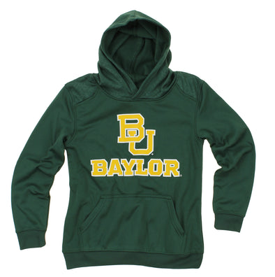 NCAA Youth Baylor Bears Performance Hoodie, Green