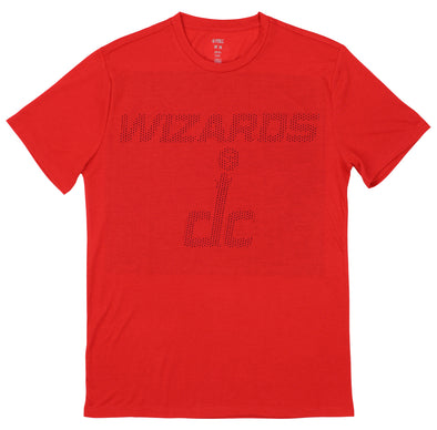 FISLL NBA Basketball Men's Washington Wizards Short Sleeve Perforated T-Shirt