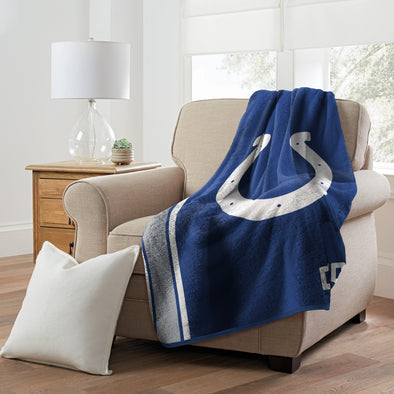 Northwest NFL Indianapolis Colts Sherpa Throw Blanket