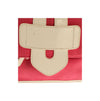 Tila March Zelig Fold-over Canvas Clutch Purse Bag - Pink