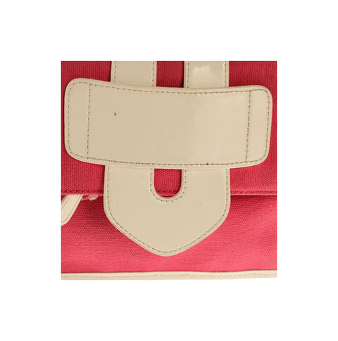 Tila March Zelig Fold-over Canvas Clutch Purse Bag - Pink