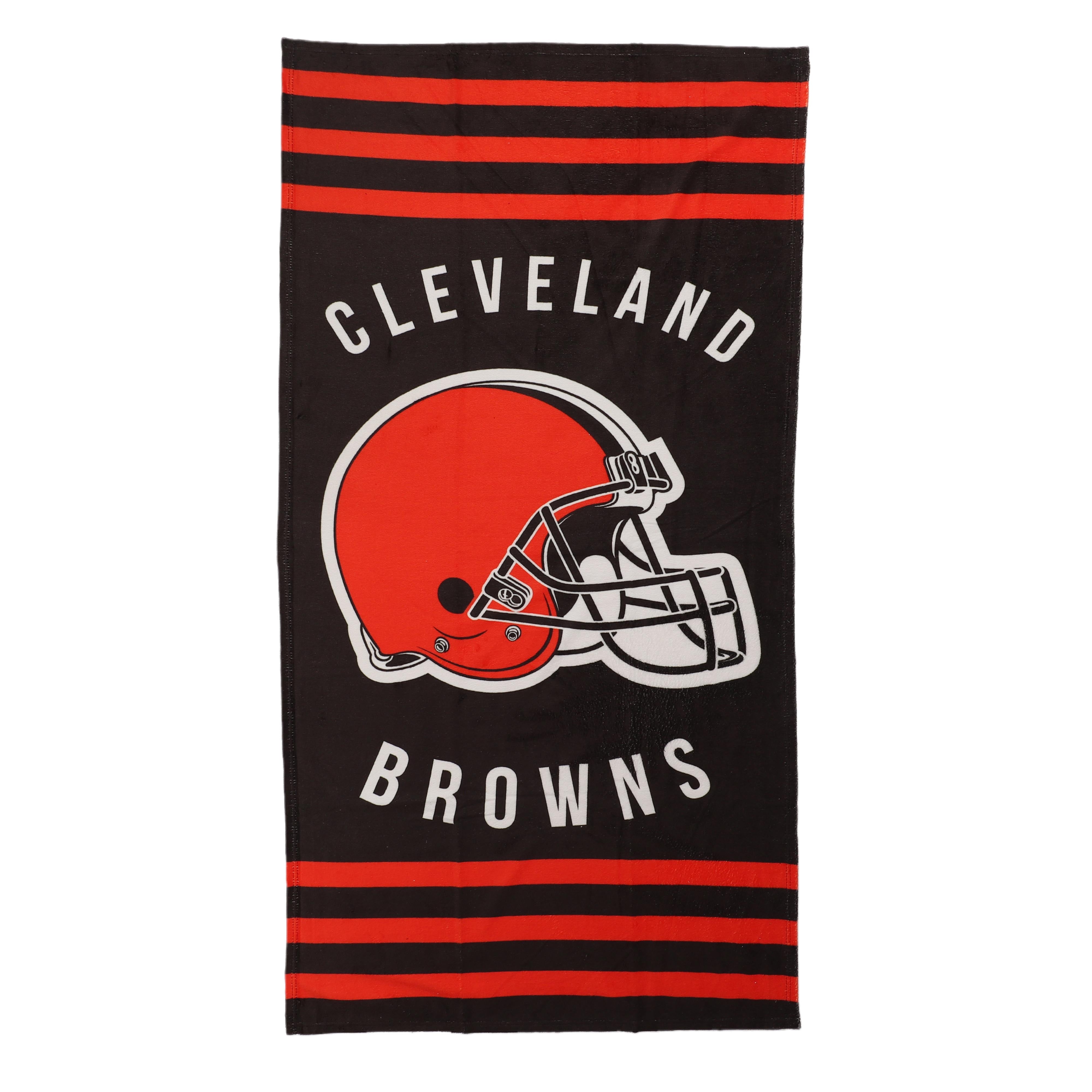 Northwest NFL Cleveland Browns Stripes Beach Towel, 30 x 60 – Fanletic