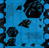 Northwest NFL Carolina Panthers Hexagon Comforter & Sham Set