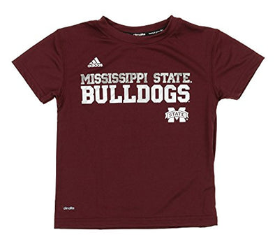 Adidas NCAA Youth Boys Mississppi State Bulldogs Shock Energy Climalite Shirt