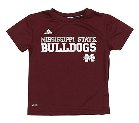 Adidas NCAA Youth Boys Mississppi State Bulldogs Shock Energy Climalite Shirt