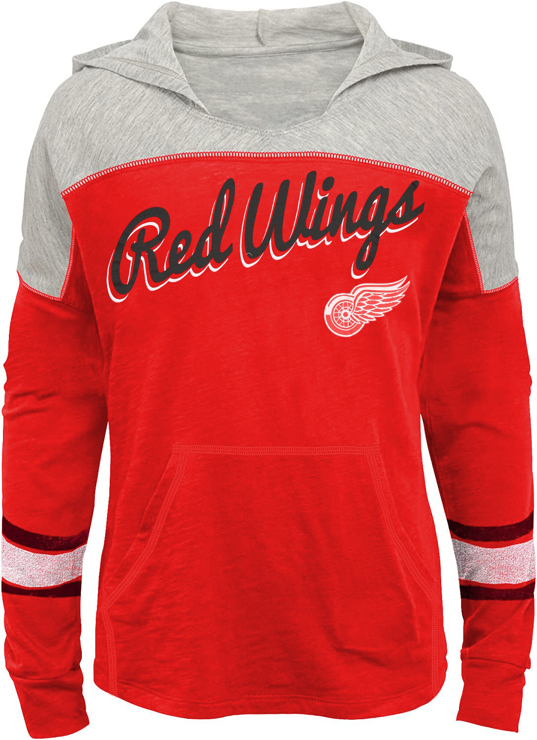 NHL boys Detroit Red Wings long sleeve t shirt size L 14/16