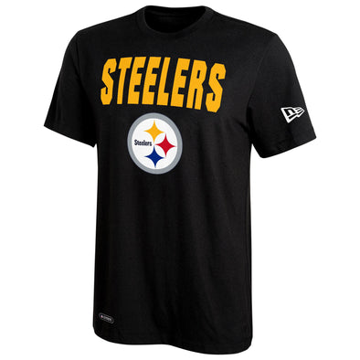 New Era NFL Men's Pittsburgh Steelers 50 Yard Line Short Sleeve T-Shirt