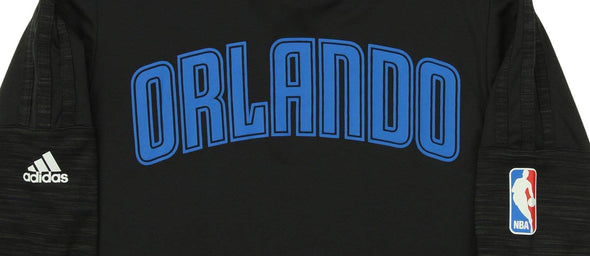 Adidas NBA Youth Orlando Magic On The Court Long Sleeve Tee, Black