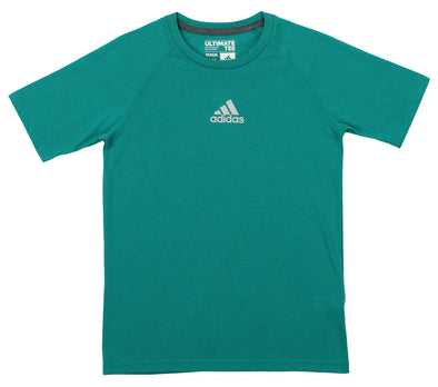 Adidas Youth Climalite Short Sleeve Graphic Tee, EQT-Green, Small (8)
