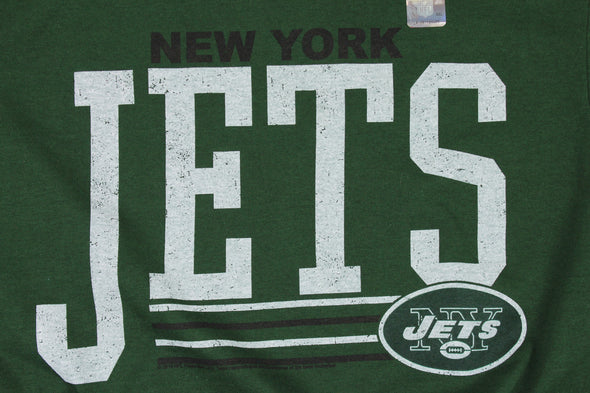 New York Jets NFL Football Men's Fundamentals Logo T-Shirt Tee Top, Green