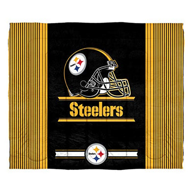 Northwest NFL Pittsburgh Steelers Safety FULL/QUEEN Comforter and Shams