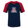 Outerstuff NCAA Youth Arizona Wildcats Color Block Rash Guard Shirt