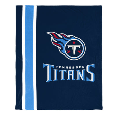 FOCO NFL Tennessee Titans Plush Soft Micro Raschel Throw Blanket, 50 x 60