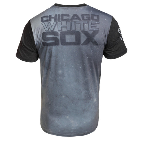 KLEW MLB Men's Chicago White Sox Big Graphics Pocket Logo Tee T-shirt, Red