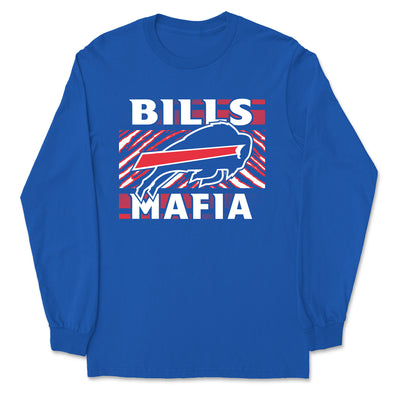 Zubaz Men's Buffalo Bills Long Sleeve T-Shirt, Bills Mafia