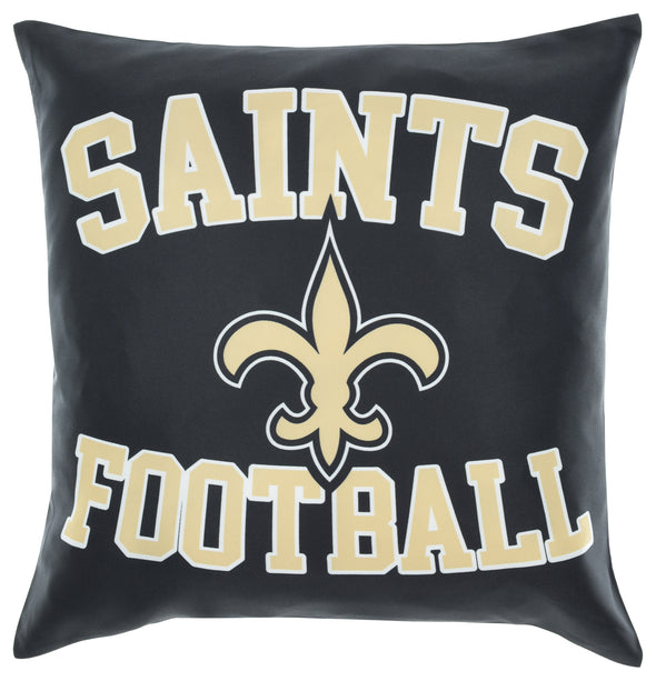 FOCO NFL New Orleans Saints 2 Pack Couch Throw Pillow Covers, 18 x 18