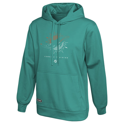 Outerstuff NFL Men's Miami Dolphins Watson Performance Fleece Hoodie